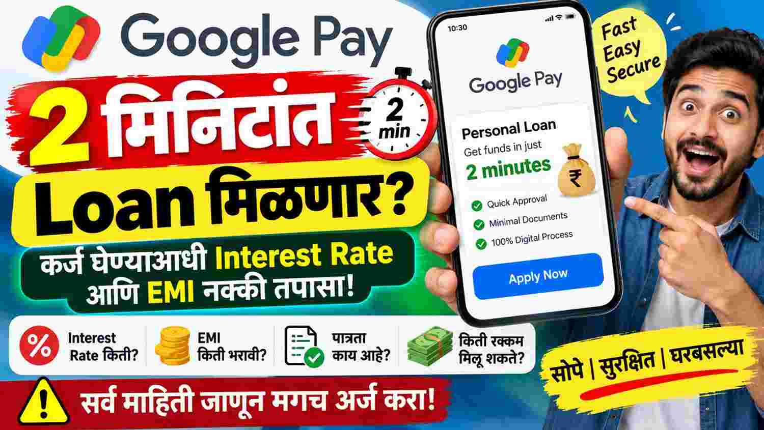 Google Pay Loan marathi
